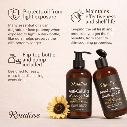 Rosalisse Naturals Cellulite Massage Oil