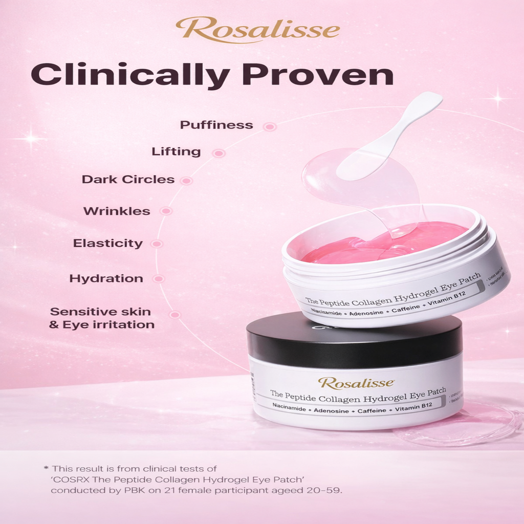 Rosalisse Peptide Collagen Hydrogel Eye Patch